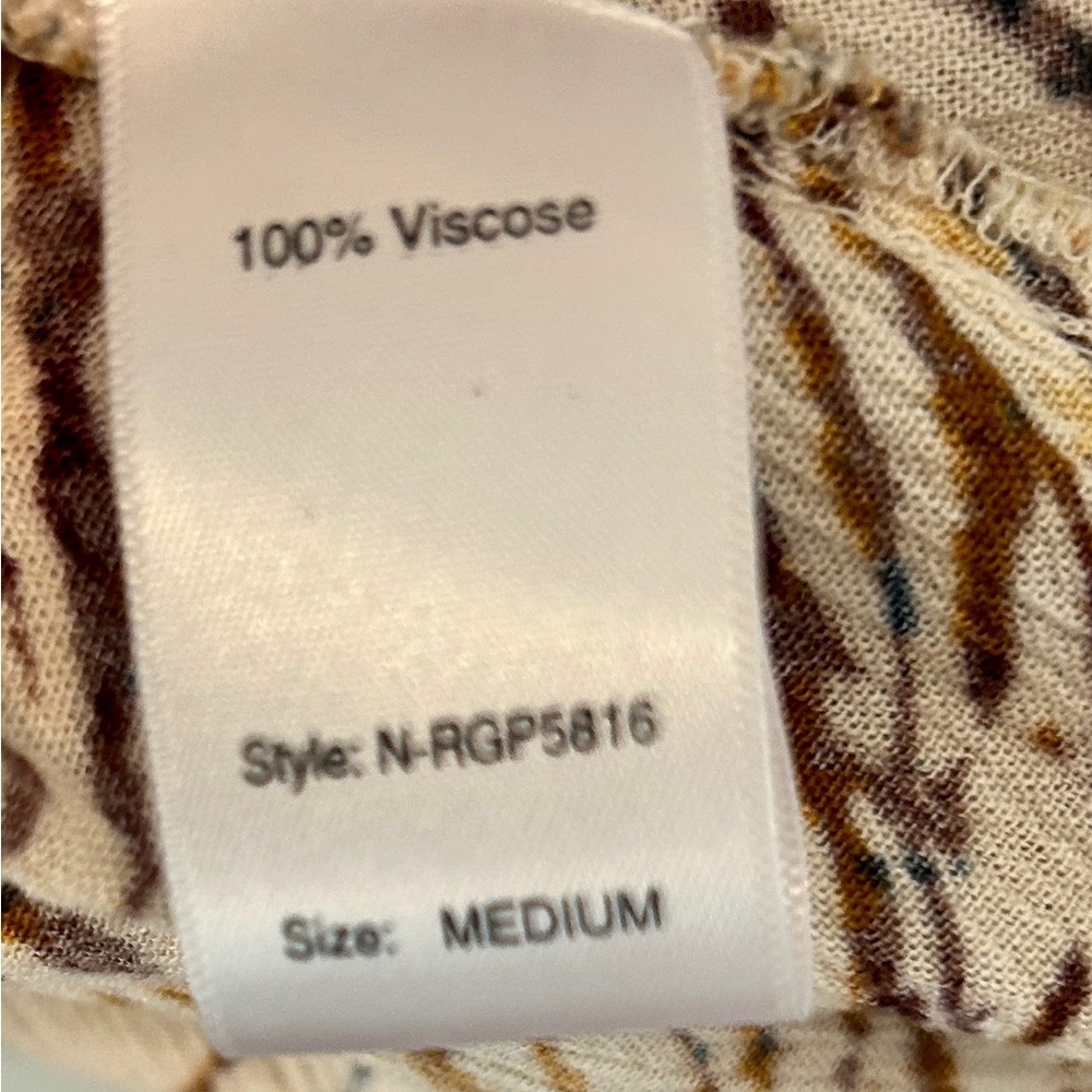 Elan cut out tie front cover-up sundress, maxi, neutral Sahara medium - Picture 8 of 13